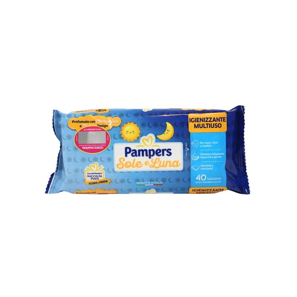 Salviette Pampers Sole e Luna 40 Pezzi